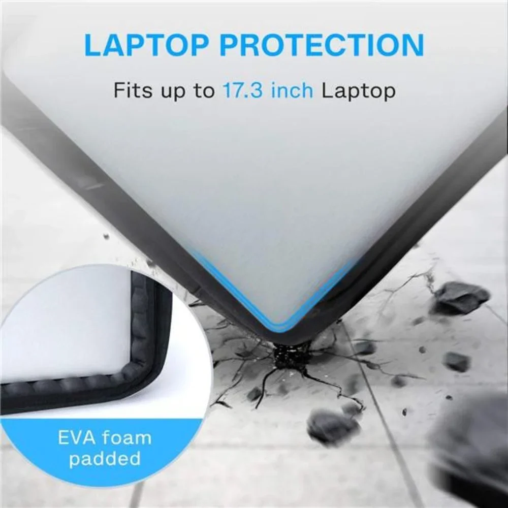 17.3 Inch Laptop Bag Business Briefcase Lockable Computer Bag Work Bag Men Women